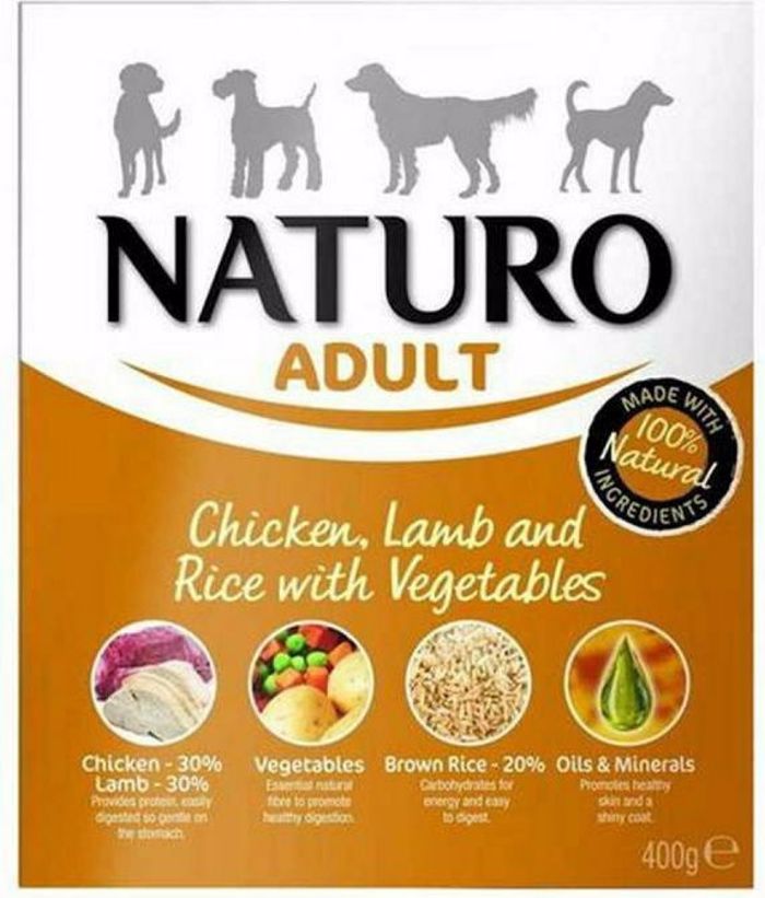 NATURO uGI TROFI SKuLOu CHICKEN/LAMB 400gr